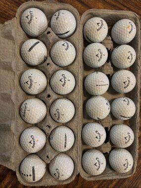 Callaway White Golf Balls Dozen + Dozen Pack